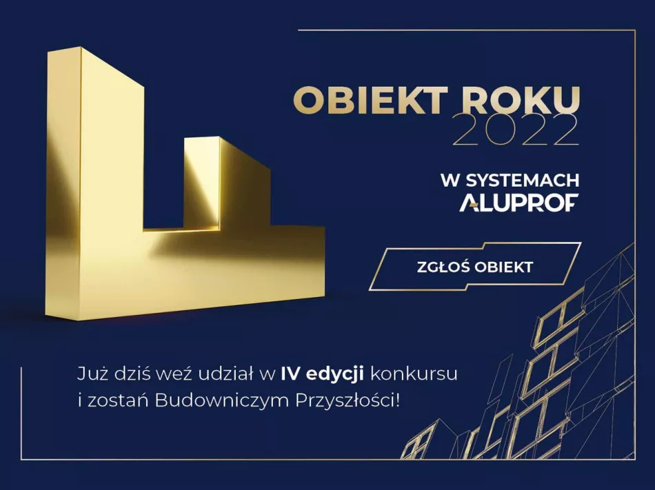 Aluprof sistemlerinde Yılın Nesnesi yarışmasının 4.'sü başlamak üzere