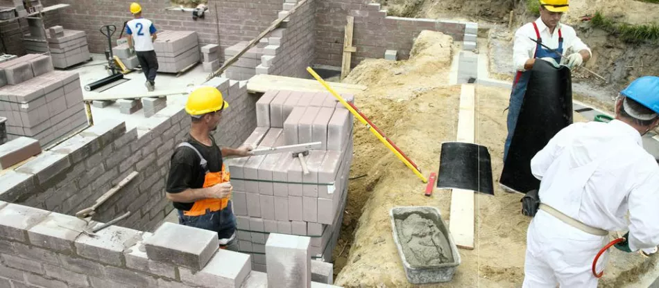 Građevinske ekipe - raspored radova izvođača na gradilištu
